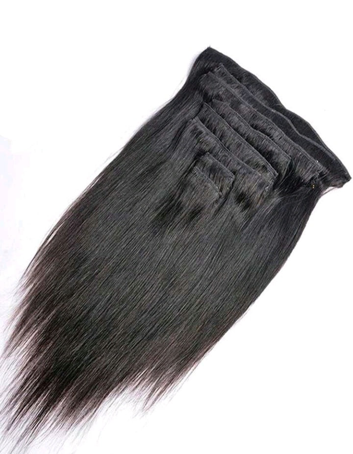 Straight Clip In Hair Extensions