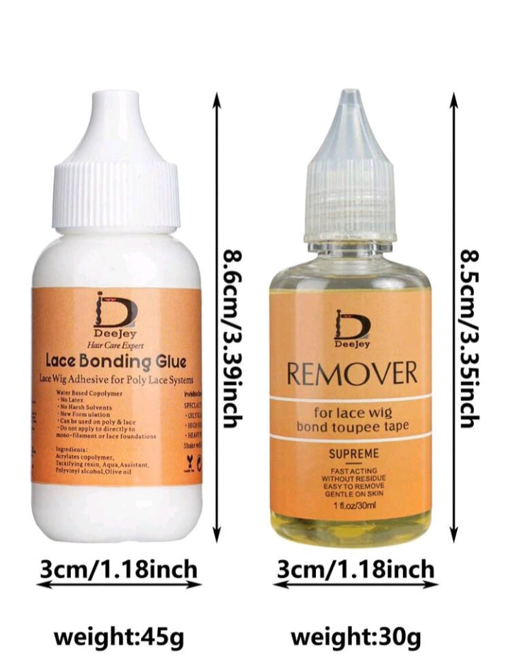 2Pcs Wig Glue &Wig Glue Remover