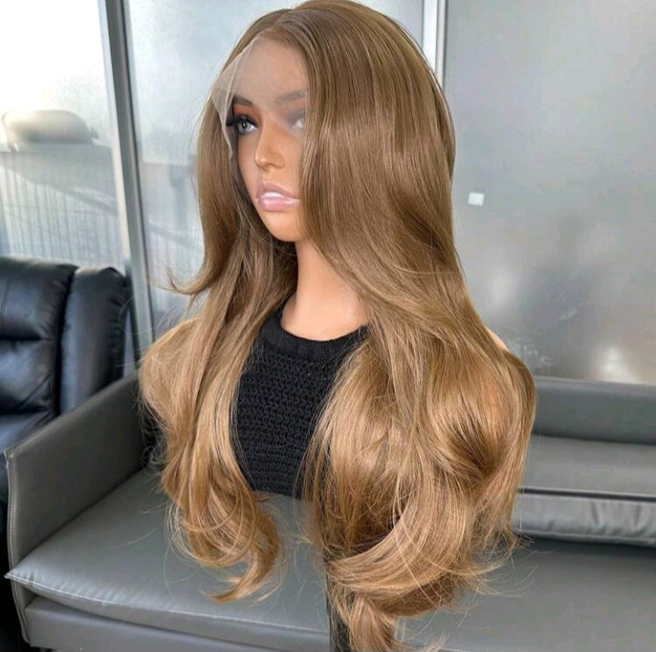 Brown Glueless Lace Front Wig