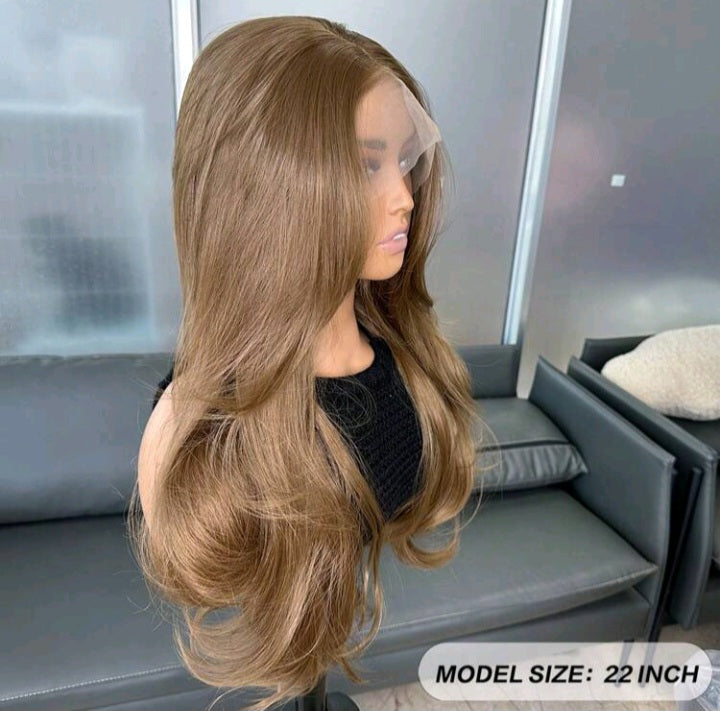 Brown Glueless Lace Front Wig
