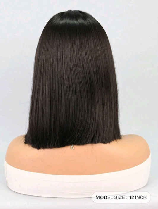 Straight Bob Wig With Bangs