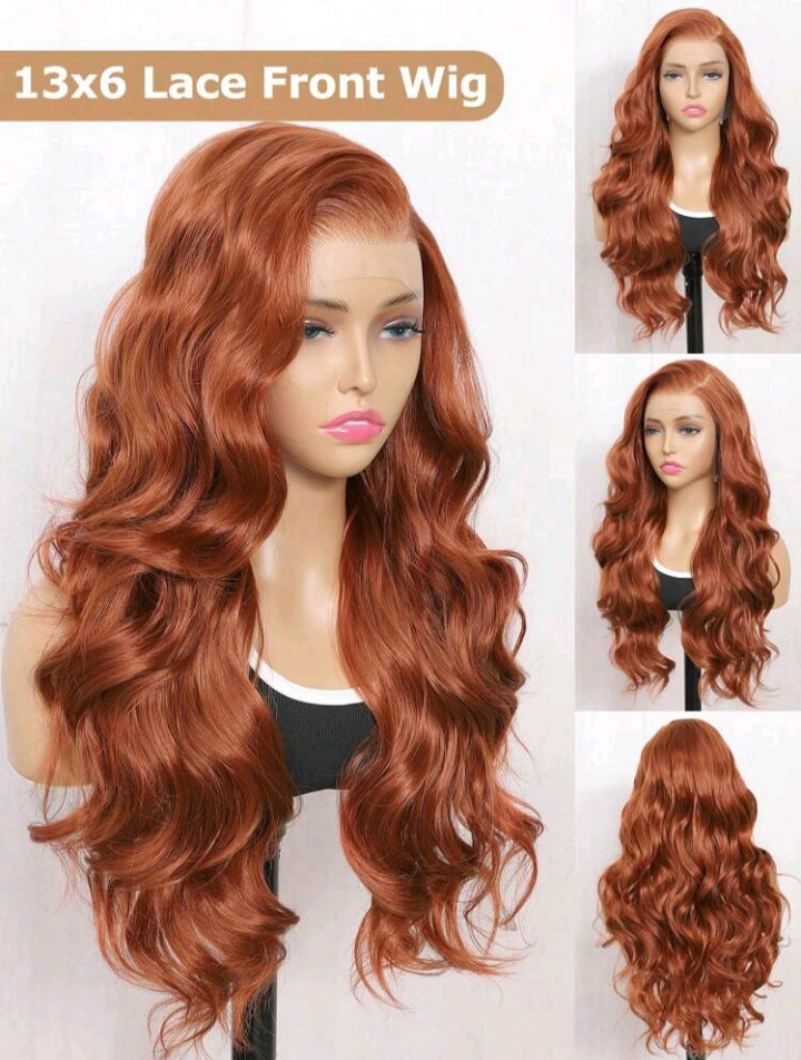 Ginger Body Wavy Lace Front Wig