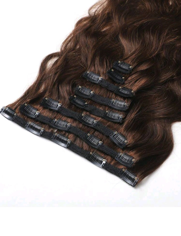 8Pcs Clip In Hair Extensions